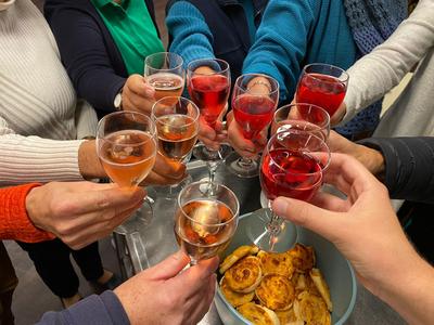 Gemütliches Beisammensein nach der Singkreisprobe