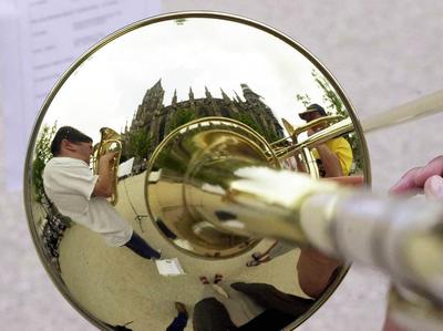 Schalltrichter einer Posaune 